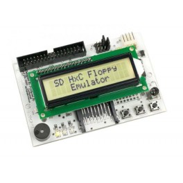 SD Floppy Emulator LCD-display Blanco REV C