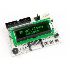 SD Floppy Emulator LCD-display  Verde REV C