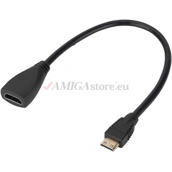 Adattatore RGB2HDMI Revisione 2 Per Commodore Amiga 500 – Rosso – Convertitore Video AmigaKit