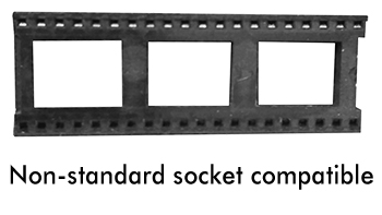 Compatible with non-standard sockets